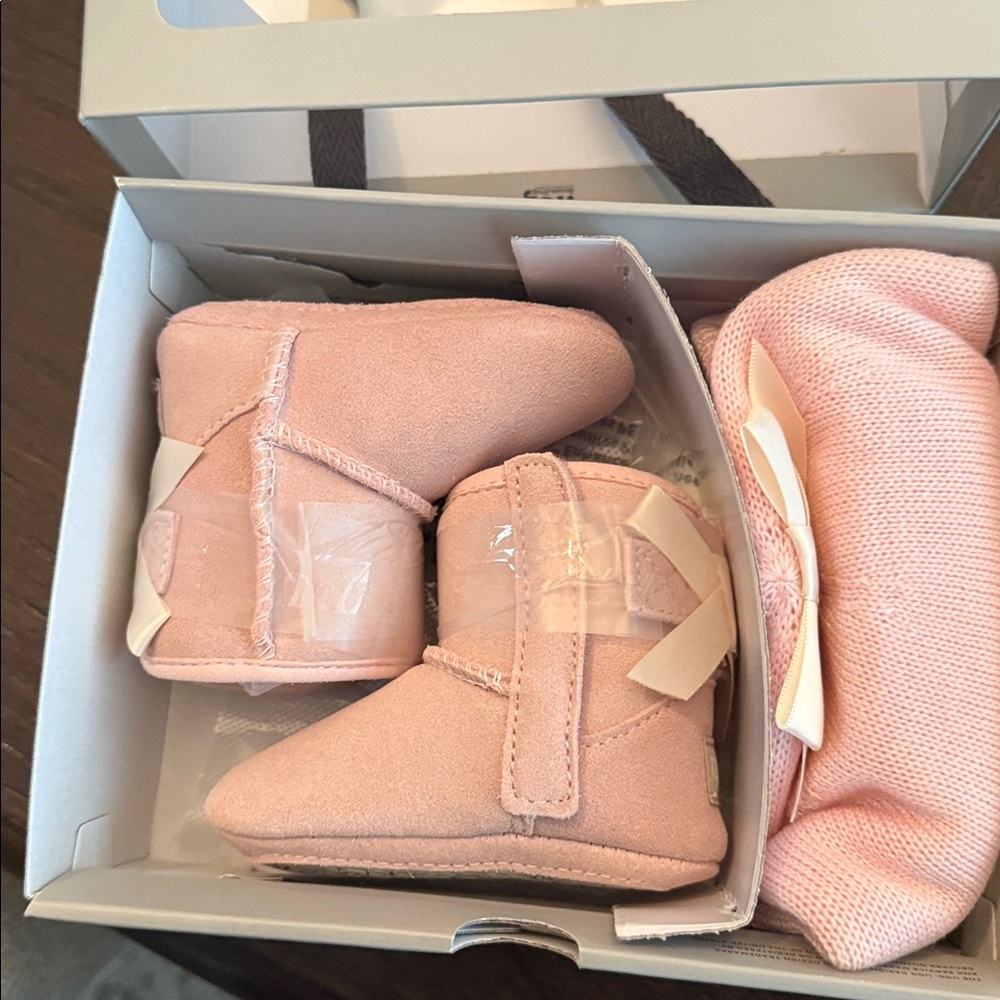 UGG Blush Pink Baby Booties